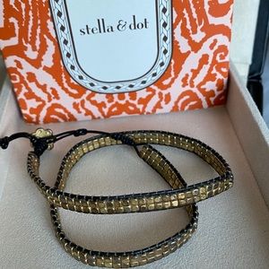 Stella and Dot Nugget wrap bracelet